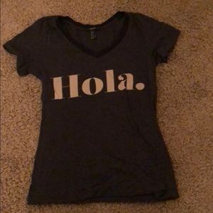 Hola v-neck shirt